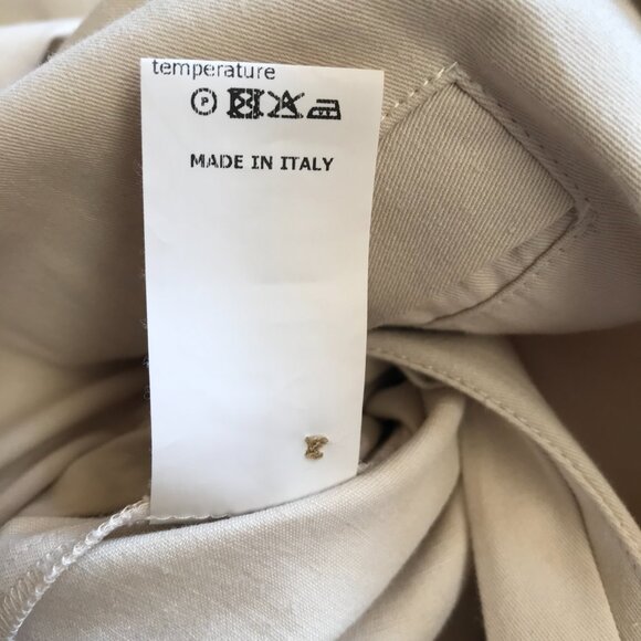 G Label by Goop Huntington Utility Jumpsuit Womens 0 Cream Cotton Linen Wide Leg - Picture 12 of 15